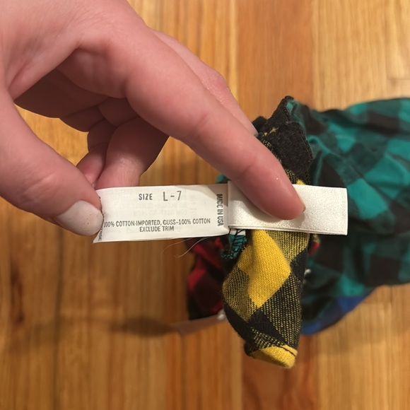 Vintage Eileen West Matching Gingham Bra Panty Set - Picture 6 of 6